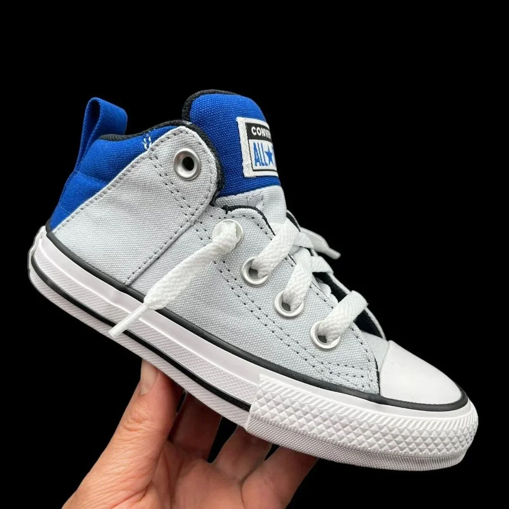 Converse Chuck Taylor All Star Little Boys Slip on Shoe Size 12 Light/Royal Blue